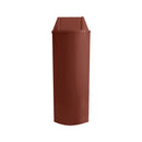 Cesto de Lixo 23L com Tampa Basculante Marrom