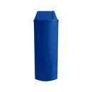 Cesto de Lixo 23L com Tampa Basculante Azul