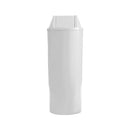 Cesto de Lixo 23L com Tampa Basculante Branca