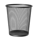 Cesto Para Lixo Metal 8L Aramado Preto-