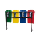 Conjunto Coleta Seletiva 50 Litros 4 Lixeiras
