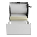 Dispenser p/ Papel Toalha Bobina - c/ Alavanca - Branco - Nobre