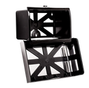 Dispenser p/ Papel Toalha Select - Preto - Nobre - Inox