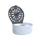 Dispenser p/hig. rolao 300/500m. cinza/branco New Classic – Nobre