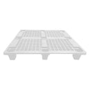 Eco Pallet de Plástico Vazado Preto 1,00x120M Branco