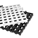 Estrado de Plástico Leve, Branco Preto