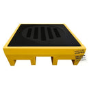 Pallet de Contenção Rotomoldado P/ 01 Tambor, 100 Litros Amarela