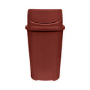 Lixeira Basculante Injetada 60L - Marrom-Gruplast