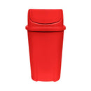 Lixeira Basculante Injetada 60L -Vermelha-