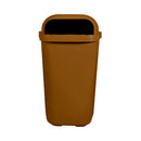 Lixeira Individual Coleta Seletiva Com Suporte 50 Litros Marrom