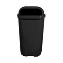 Lixeira Individual Coleta Seletiva Com Suporte 50 Litros Preta