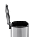Lixeira INOX Com Pedal Quadrada 12 Litros