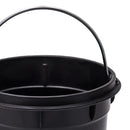 Lixeira inox redonda c/pedal 8l. polido