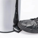 Lixeira inox redonda c/pedal 8l. polido