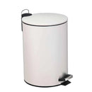 Lixeira Metal c/pedal 20l. branco fosco