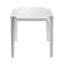 Mesa de Plástico Monobloco -Topázio- Branca Branco