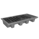 Pallet de Contenção Para 2 Tambores, 75 Litros Laranja