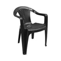 Poltrona de Plástico Baixa Peróla- Preta Preto